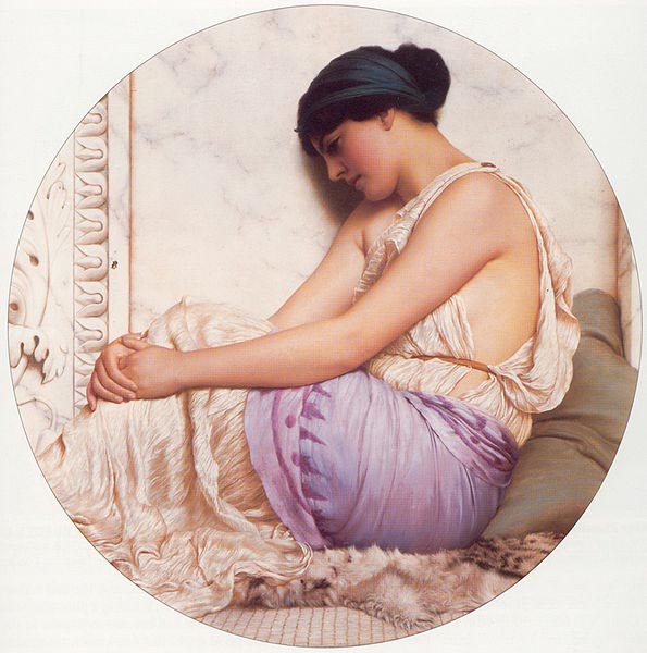 John William Godward A Grecian Girl